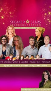 Speakerstars Vorstellungsinterview zum Spendenmarathon 2024